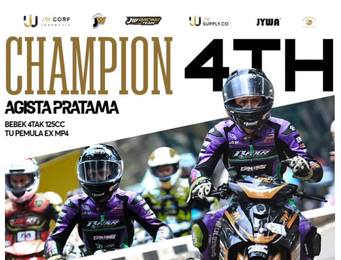 JW Racing Team Rider Secures P4 at Banten Matic Race